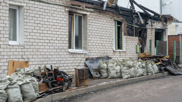 Professional Fire Damage Removal technician working in Louisville, KY